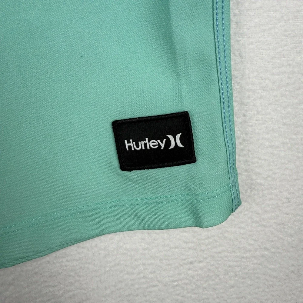 NWT Hurley Board Shorts Mens 34 Blue Green Ombre Weekender Zip Cargo MBS0012090